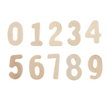 120/180 Pezzi 0 ~ 9 Numeri di Legno Naturale Gioco per Apprendimento Dell'aritmetica di Ragazze - 180 pezzi