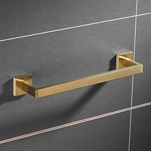 Portasciugamani da parete color oro spazzolato porta asciugamani (40 cm).