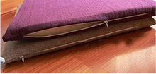 jHuanic - Cuscino per panca lunga da esterni, morbido, per interni e esterni, antiscivolo, con cerniera e lacci per 2 o 3 posti, colore: grigio, 30 x 70 x 3 cm