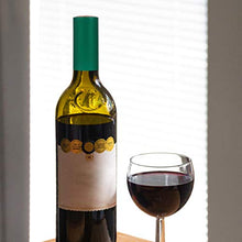 jojofuny 100 Pz Pellicola Termoretraibile Tappo Sigillante Pellicola per Bottiglie di Vino Tappo Termorestringente Verde