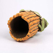 QJXSAN Retro carnoso Flower Pot Corn Embossed Vasi nostalgico Creativo Fatto a Mano del Cemento Pianta in Vaso Contenitore