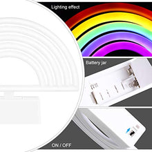 Mobestech - Lampada decorativa da comodino per cameretta dei bambini, 1 pezzo, motivo: arcobaleno