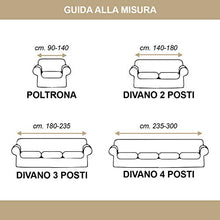 PETTI Artigiani Italiani Copridivano Elasticizzato e Copripoltrona Disponibile per Poltrone, 2,3 e 4 100%, Made in Italy Bordeaux, 2 Posti (120 a 160 cm)
