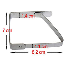 YSJD Fermatovaglia Tavolo per Giardino Tovaglia Clip da Esterno in Acciaio Inox per Feste Fermatovaglia Set (12 Pezzi)