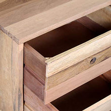SKM Comodino in Legno Massello Recuperato