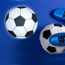 Plafoniera Pallone da Calcio Led Lampadario Camera Ragazzi Cameretta Sala Giochi Da Appendere A Soffitto e Muro D.36