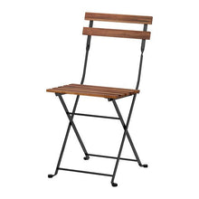TÄRNÖ IKEA Sedia da esterno, pieghevole in acciaio tinto grigio marrone