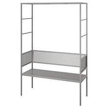 SVANÖ panca pergolato 119x48x179 cm grigio