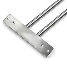 Sumnacon - Barra portasciugamani, in acciaio inox, 2 barres-35cm