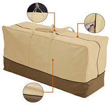 Classic Accessories Sacchetto di conservazione per Copertura/Cuscino da Giardino, Standard, Veranda, Pebble/Bark/Earth, 116 cm L x 35 cm P x 51 cm A
