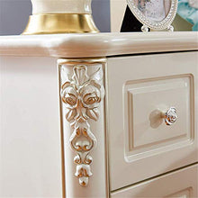 Elegante Semplicità Tavolino Comodino Bianco Comodino in Argento Dipinto a Mano 40 cm Comodino Intagliato Francese. per Camera da Letto, DTTX001