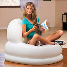 Zunruishop Divano Gonfiabile Sofà Gonfiabile reclinabile del Cuscino d'Aria del Balcone dell'Aria del sofà Gonfiabile Creativo di Stile Portatile Divano