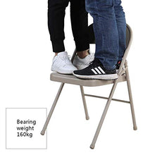 zvcv Sedia Pieghevole Sedia Pieghevole Staff Student Training Office Desk Chair Camping Steel Metal