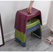 Sgabello Quadrato in plastica per Bambini, Sgabello per Doccia, sedili per Vasca da Doccia 1231 (Colore: B)