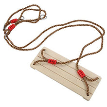 Altalena in Legno da Appendere per Esterni, Giardino Interno, Giardino, Altalena per Bambini
