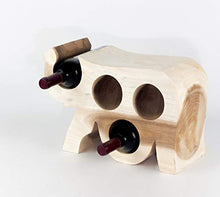 Rococo Portabottiglie in legno Elephant da 30 x 20 x 11 cm, in legno di suar
