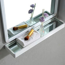 Specchio Contenitore armadietto da Bagno, Mobile Specchio a Parete, Mobile pensile a Specchio - Mobile Bianco in Alluminio specchiato