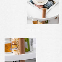 YIN YIN Carrello per Ripiani Carrello portaoggetti, ripiano portaoggetti in plastica Tondo Semplice ed Elegante, Resistente e Durevole, Passeggino for Hotel, 3 Colori, 45X56 cm Carrello a rulli