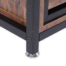 Retro Industriale Comodino Comodino Comodino Comodino Storage Cabinet Per Soggiorno Camera Da Letto 30x37x80cm