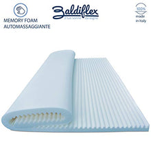 Baldiflex Emporio Correttore Materasso Una Piazza e Mezza Topper Memory Fresh Wave H6 con Fodera Maxicool 120x190 cm