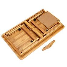 LYLSXY Supporto per computer in bambù regolabile, scrivania per laptop, scrivania per notebook, tavolo per laptop, tavolo da picnic S/A/Come mostrato