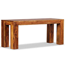 vidaXL Panca in Legno Massello di Sheesham 110x35x45 cm