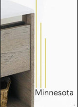 Set Mobile Lavabo Specchio LED Arredo Bagno Moderno Minnesota80 CERAMICHEMIRANDA-Nuvola