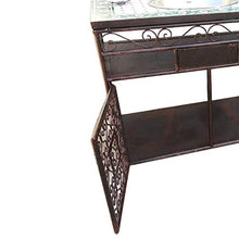 Consolle mobile bagno stile Marocco
