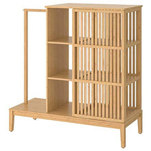IKEA 304.394.76 - Armadio aperto con porta scorrevole, in bambù