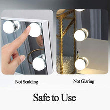 HFFFHA Specchio da Trucco Illuminato Hollywood con luci a LED per Trucco e specchietto da toeletta Specchio cosmetico Illuminato con 12 dimmerabili