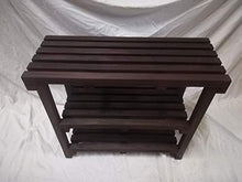 LA IBERICA Panca in Legno, Lunghezza 65 cm, Colore Mogano