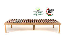 Materassimemory.eu Rete Matrimoniale Modello Dynamic Misura 160x200 in Legno di faggio con doghe Ammortizzate e basculanti e regolatori di rigidità Zona Lombare