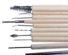 SaySure - 11Pcs Clay Pottery Carving Sculpturing Modeling Wooden