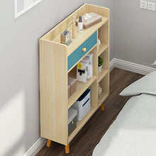 Comodino Diversificato Stoccaggio In Legno Solido Gambe Semplice Economico Casa Camera Da Letto Creativo Armadietto 72X24X95CM FANJIANI (Colore: A)