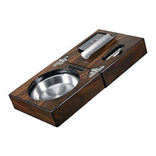 OutingstaRase Pieghevole in legno Cigar Ashtray Portable Set creativo Collezione Tavola delle risorse