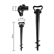 KLOP256 - Ombrello con picchetto per ombrellone, portatile, per pesca, giardino, patio
