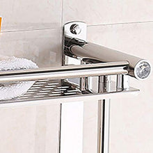DKEE Moderno Creativo Argento a Tre Piani 1 Bagno in Acciaio Inox Bagno Rack/Rack/Appendere a Parete
