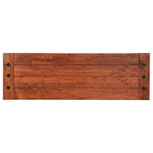 vidaXL - Panca in legno di acacia massiccio, 110 cm