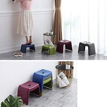 Sgabello Quadrato in plastica per Bambini, Sgabello per Doccia, sedili per Vasca da Doccia 1231 (Colore: B)