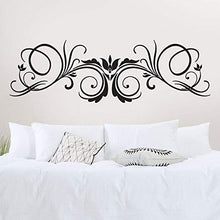 T-MK333 - Adesivi per testiera del letto, 44 x 140 cm, colore: Nero