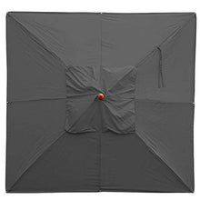 Mendler Telo Copertura per ombrelloni Quadrati HWC-C57 4x4m Antracite