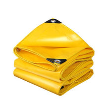 YANXIH Telone Telo di Plastica Giallo Impermeabile in PVC con Occhielli, Coperture per Piante da Fiore Resistente alla Pioggia, 450g/m²(Size:2×2)