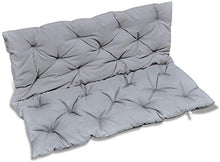 EBTOOLS - Cuscino per panca con schienale per Swing Chair, 120 cm, colore: Grigio