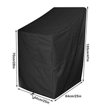 Guangcailun Coperchio di protezione Lounge impermeabile Patio copertura della sedia da giardino Mobili da giardino impilabile