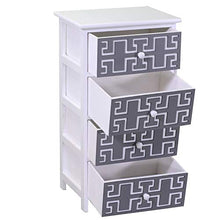 Vacchetti Gianna Mobiletto, Legno, Bianco Grigio, Grande