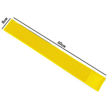 Icepeach - Tappetino Antiscivolo in Gomma per Bar e Bar, Giallo, 8Cmx60Cm