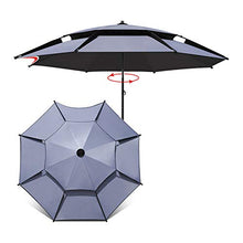 Ombrellone da Spiaggia da Esterno Ombrellone Portatile E Antivento con Ancoraggio A Sabbia E Palo in Alluminio,180/200/213 Cm di Resistenza alla Luce Solare Nociva, con Borsa