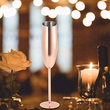 Tarente 304 Bicchiere di Vino Rosso Cocktail dell'Acciaio Inossidabile Champagne Calice Bar Forniture in Oro Rosa