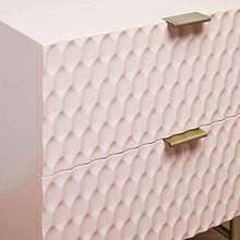 RCLD Camera da Letto di Legno Solida di Struttura della Tabella di condimento di stoccaggio del Governo dei comodini (Color : Pink, Size : 53 * 46 * 66cm)