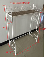 Pilaster design – Alzata a libera installazione da bagno con ripiano organizer, bianco